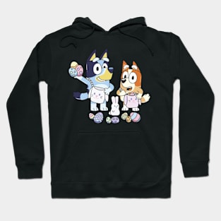 bluey funny egg Hoodie